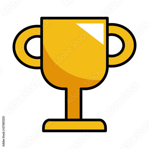 Isolated winner cup design vector illustration