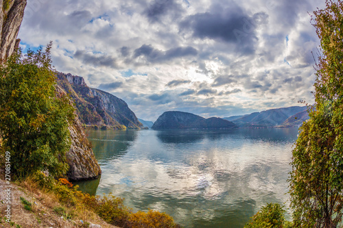 Danube Gorges  the border between Romania and Serbia