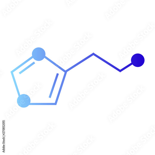 Histamine vector icon on white  bakground