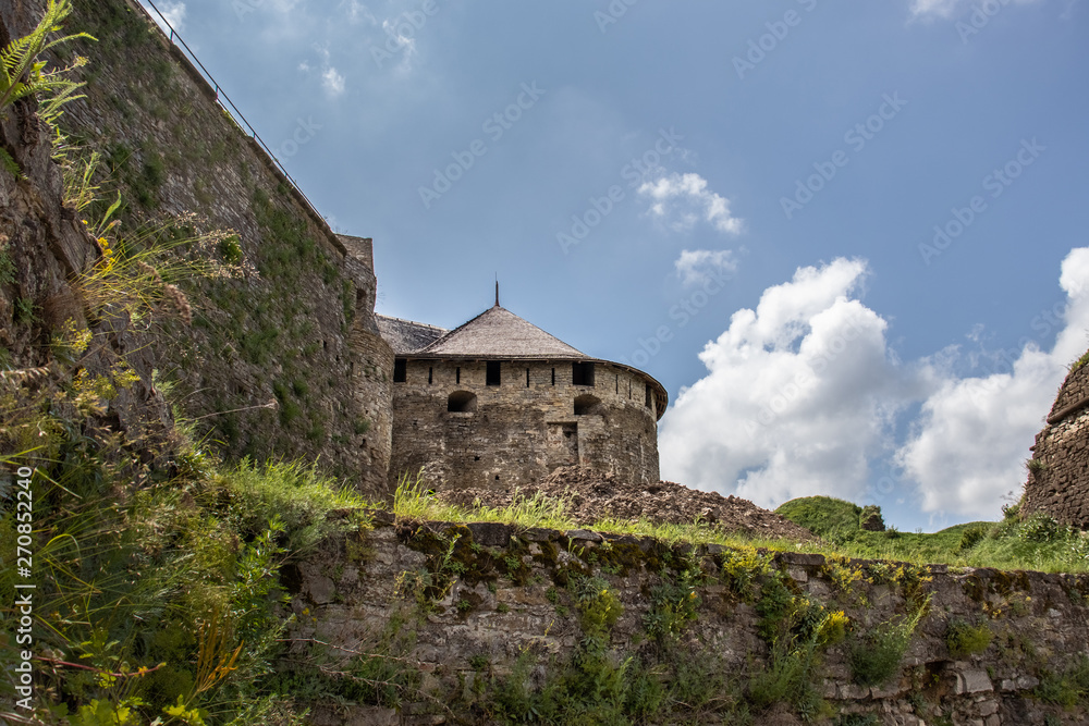 stone fortifications of an ancient castle