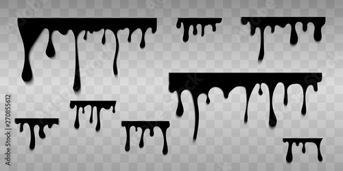 Vector dripping paint.Paint drips background.Paint dripping. abstract blob.Background.Set. 