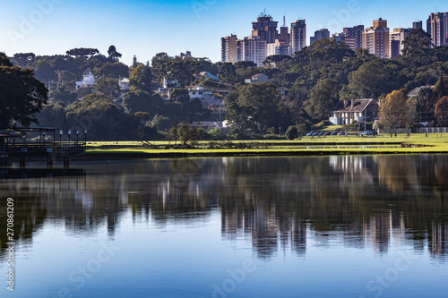 Buildings reflecting on the pond © Alfonso