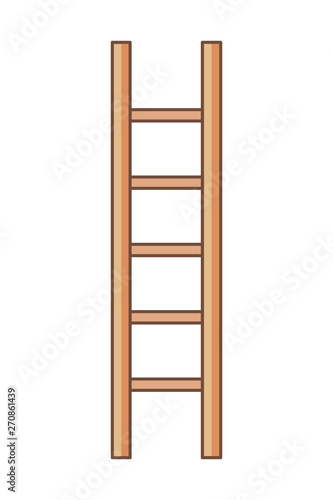 Isolated ladder design vector illustration photo
