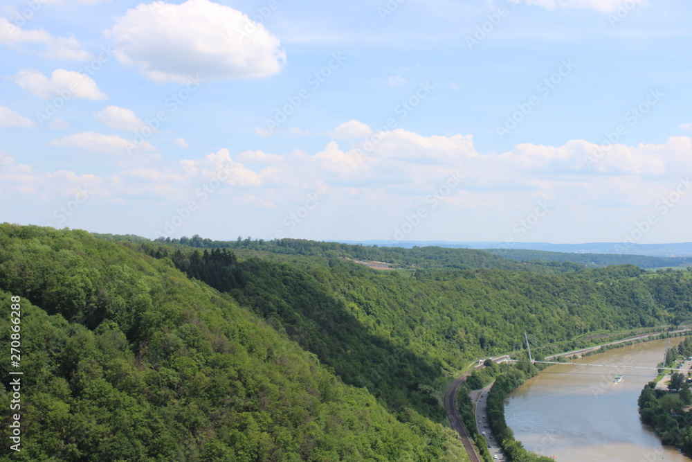 view of german river neckar