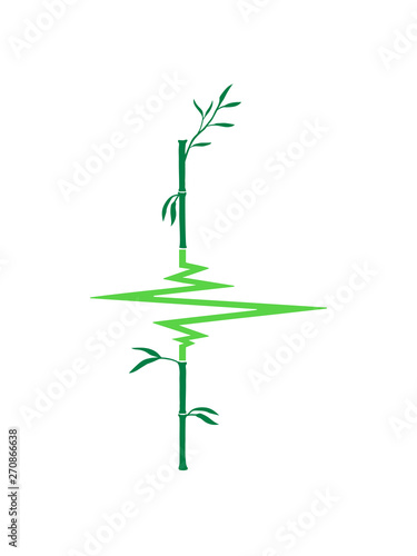 puls lange bambus pflanze herzschlag frequenz  silhouette viele stamm baum bl  tter asiatisch cool design gras comic cartoon