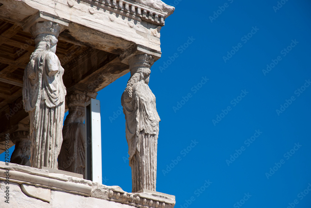 A hot day on the Acropolis of Athens, Greece, June 2019.