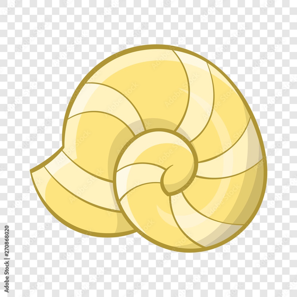 Shell icon. Cartoon illustration of shell vector icon for web design ...