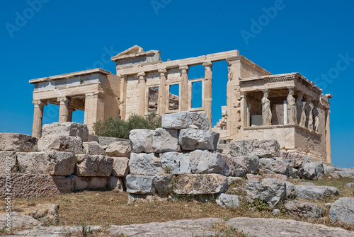 A hot day on the Acropolis of Athens, Greece, June 2019.