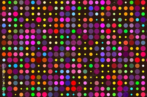 pink and purple colorful abstract backgrounds in circles and polka dots