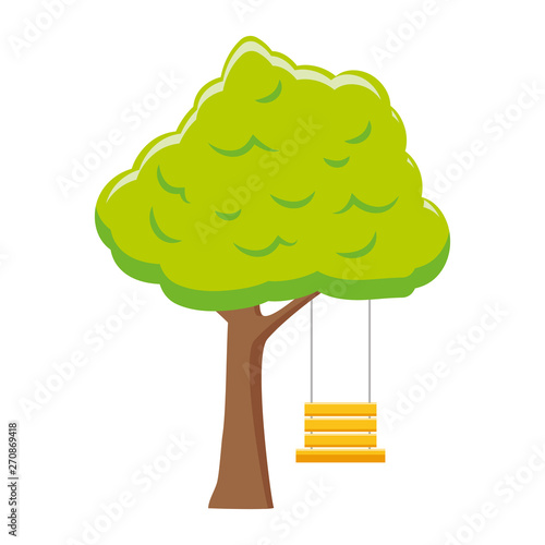 tree with swing