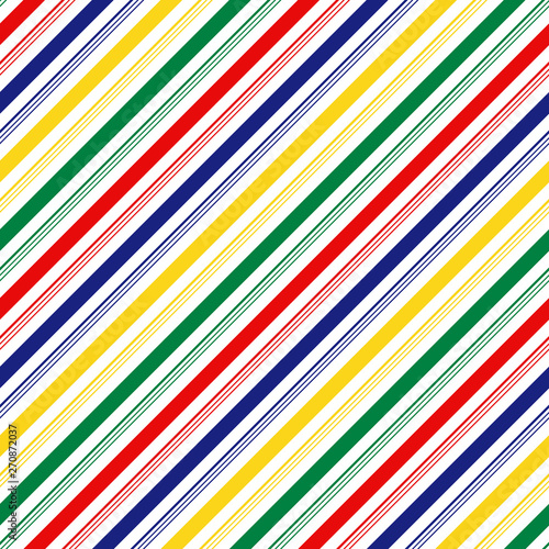 Candy Cane Stripes Seamless Pattern - Diagonal candy cane stripes repeating pattern design
