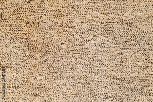 Texture of processed ancient marble block. Traces of ancient tools