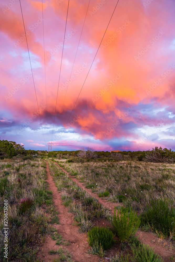 Obraz premium Santa Fe Sunset 