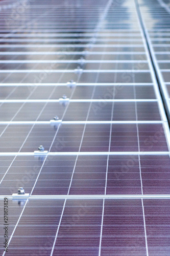Solar panels background. Photovoltaic renewable energy source