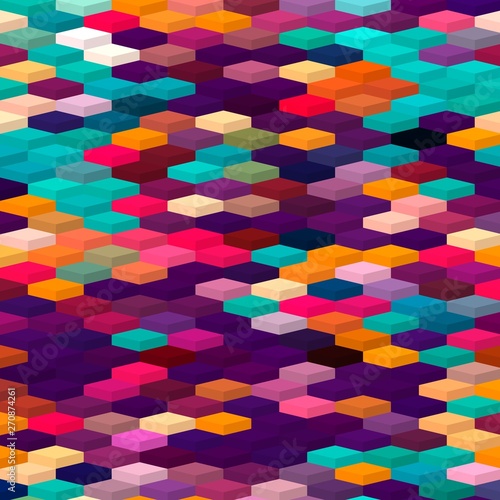isometric minimal abstract cubes and squares colorful backgrounds textures patterns