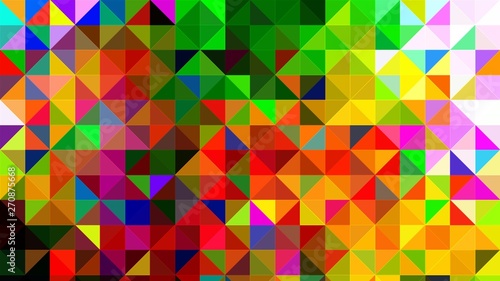 squares and triangles isometric abstract conceptual colorful background and patterns