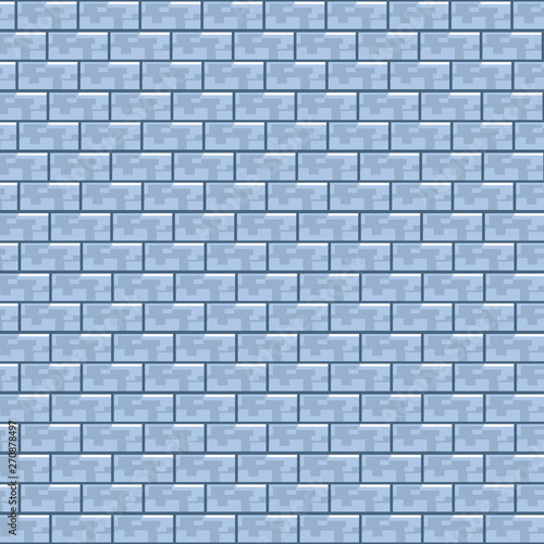 Pixel bricks wall design vector illustration