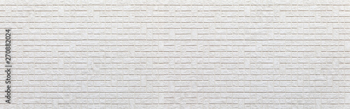 Panorama of White concrete or cement modern tile wall background and texture