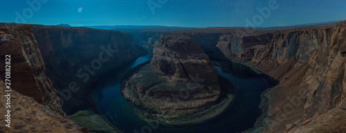 Horseshoe Bend Under the Moon