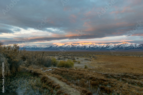 Toiyabe Mountain Sunrise photo