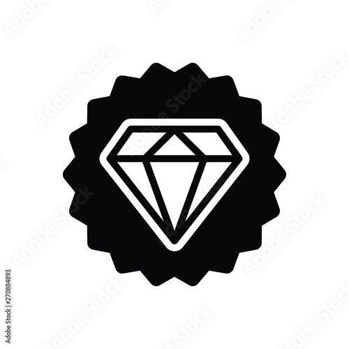Black solid icon for premium quality 