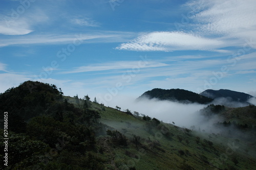 Obraz na płótnie 大菩薩嶺登山 w salonie