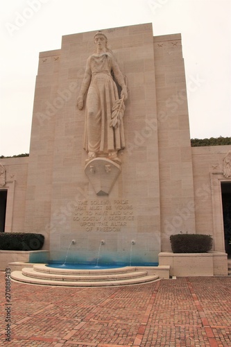 The National Memorial Cemetary of the Pacific (Punchbowl cemetary) in Honolulu, Hawaii photo