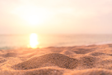 Keuken achterwand Strand zonsondergang Zacht zand bij tropische zonsondergang  © tonktiti