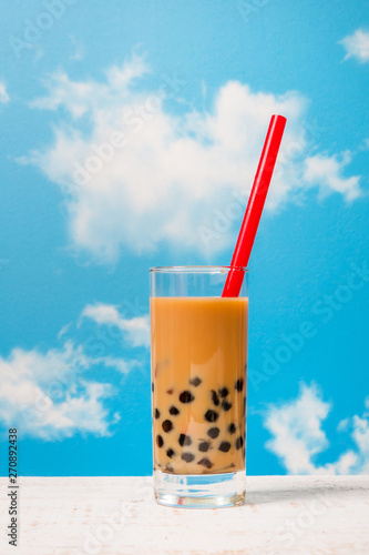 タピオカアイスティー Asian style Tapioca bubble tea