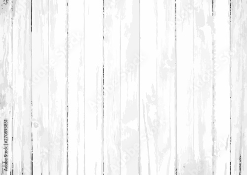 Vector white background with wide wood boards