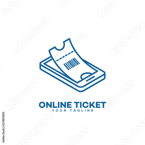 Online ticket logo