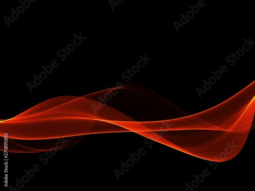 Abstract Orande waves background. Template design
