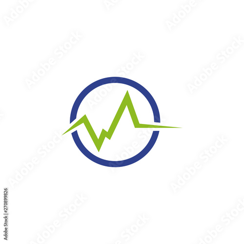 Medical and health care logo design vector template