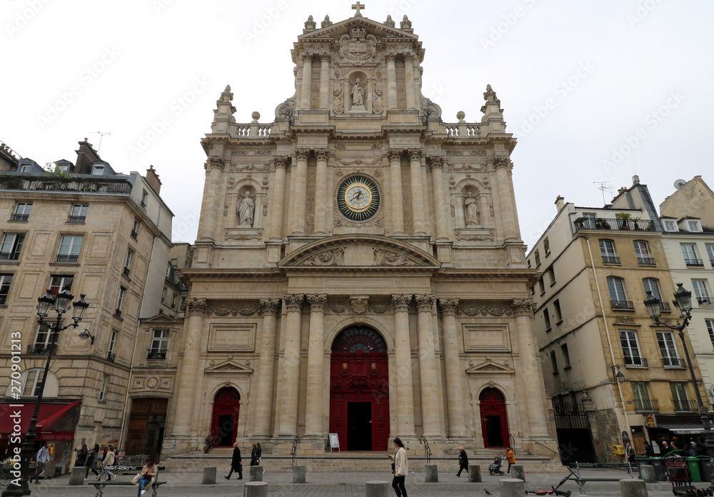 Fototapeta Paris - Église Saint-Paul - Saint-Louis