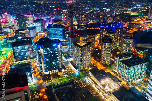 night view of Yokohama Cityscape, Japan © geargodz