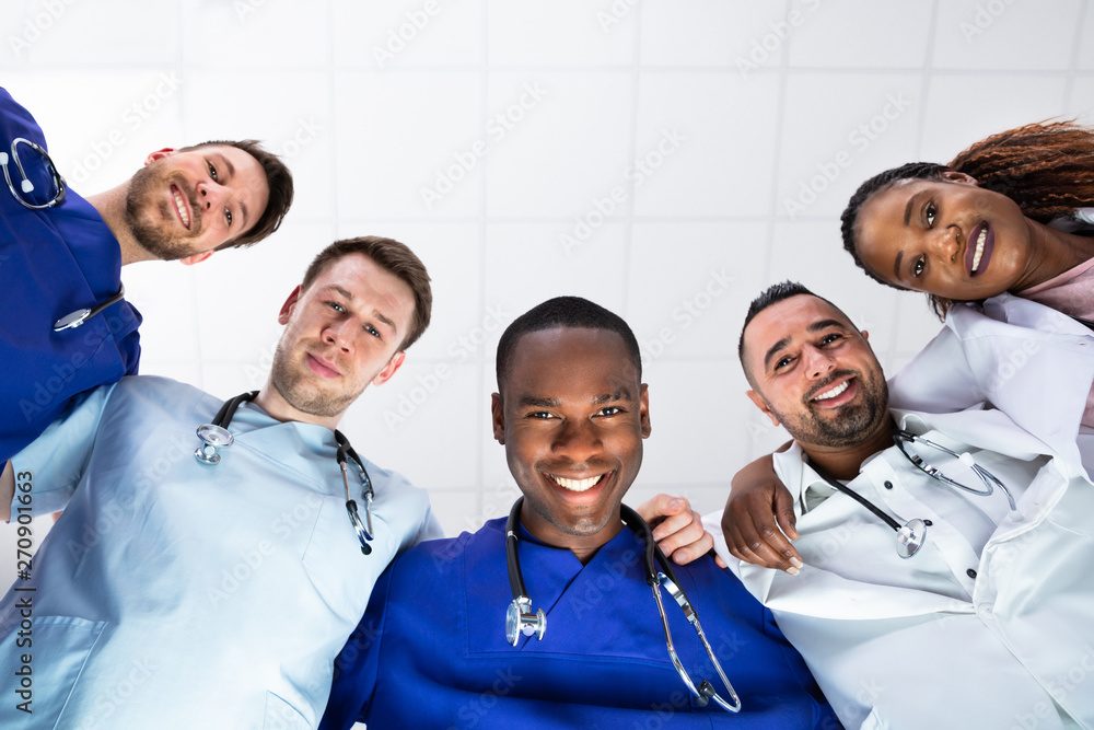 Group Of Smiling Medical Team Group Of Smiling Medical Team