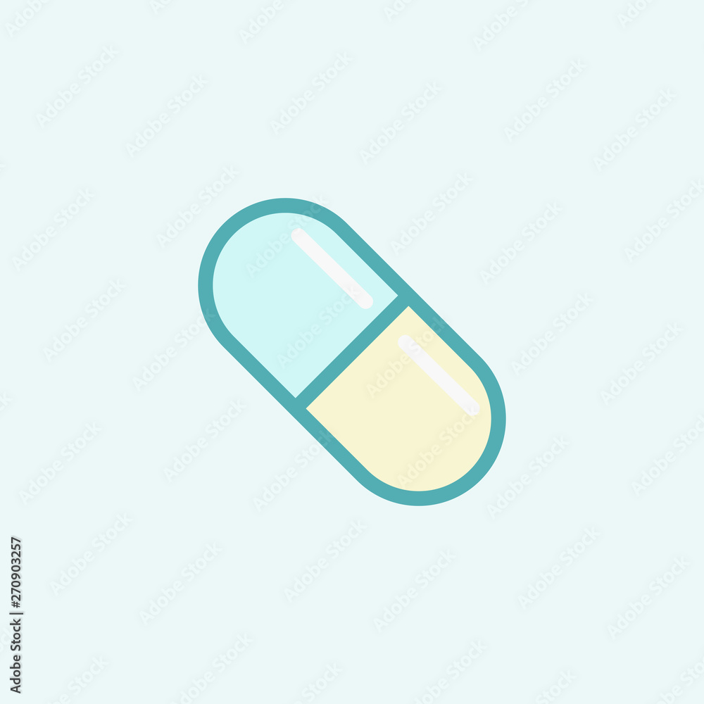 Pill icon, new trendy line art pill icon for your website, logo, app, UI. Pill icon vector illustration. Pill icon, new trendy line art pill icon for your website, logo, app, UI. Pill icon vector illustration.