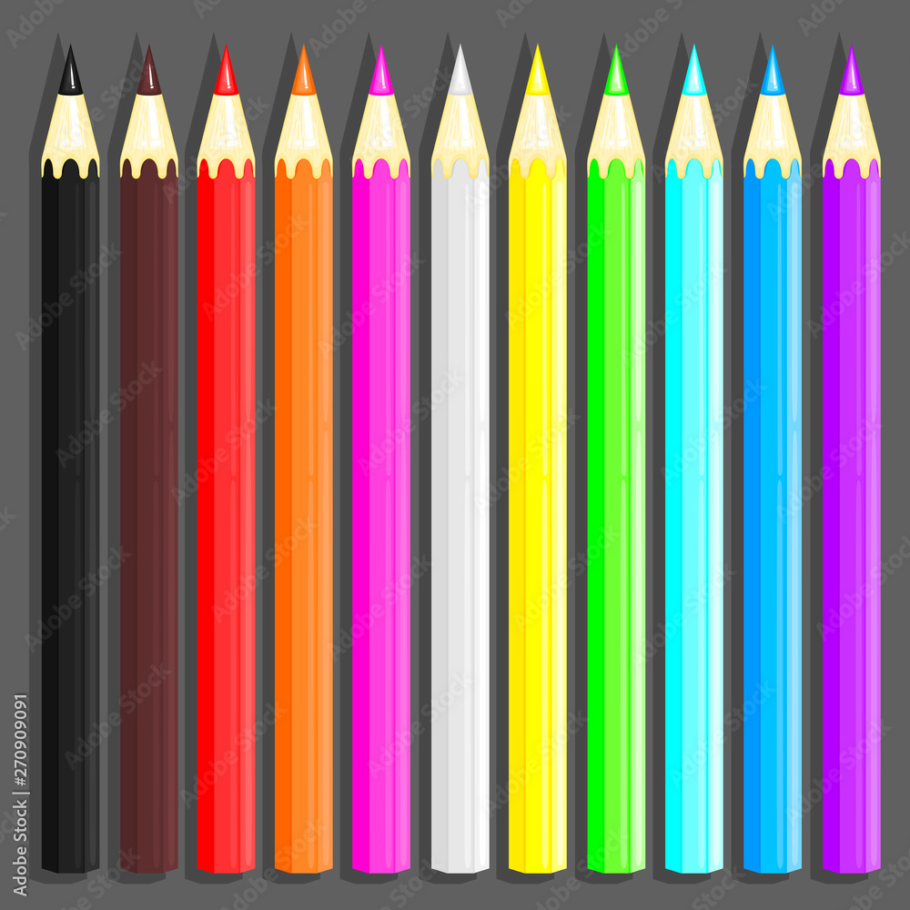 Colored pencils Colored pencils