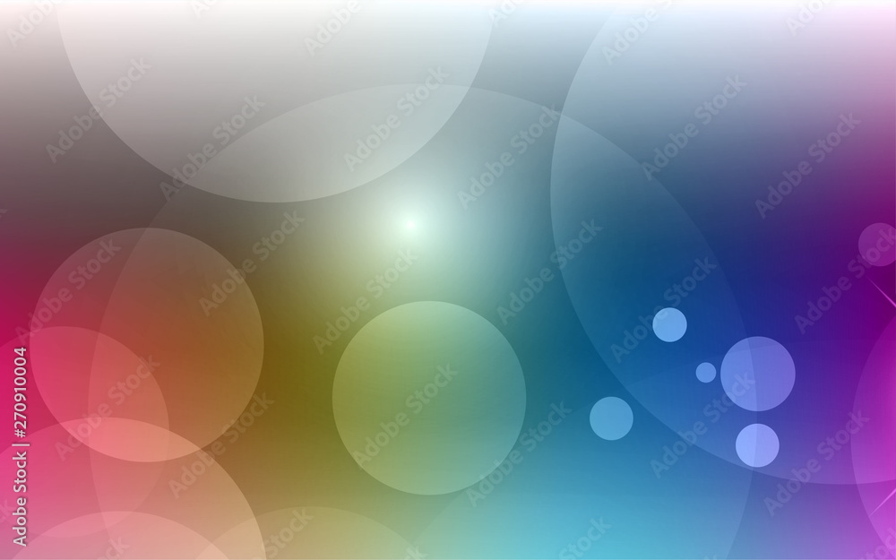 Abstract Bokeh white circle background