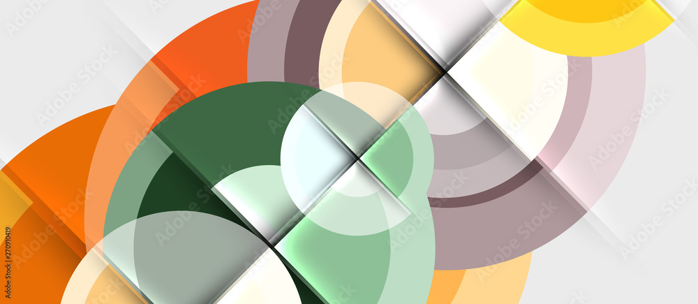 Circular geometrical design template Circular geometrical design template