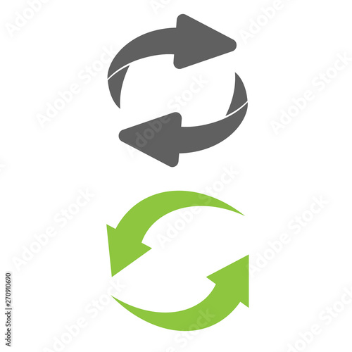 Return Icon. Flip over or turn arrow. Reverse sign