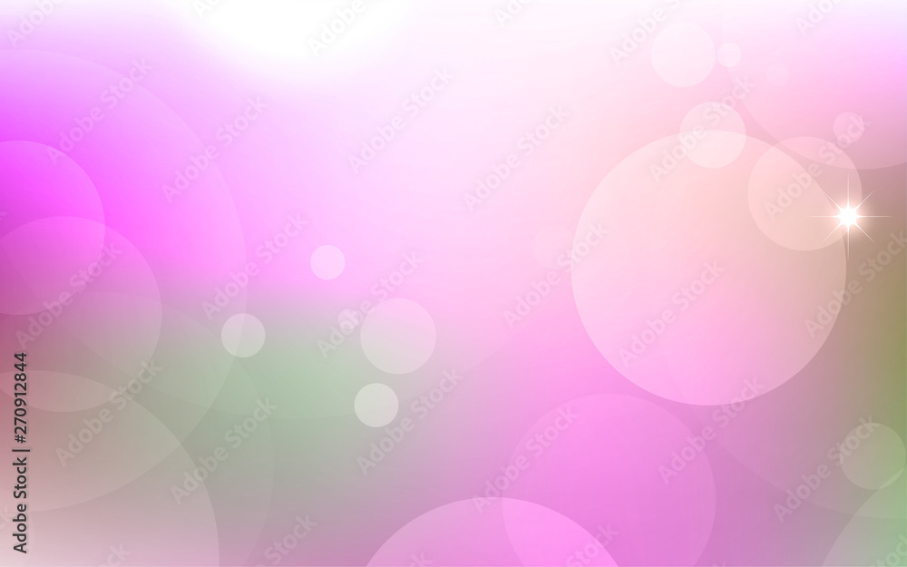 Abstract Bokeh white circle background