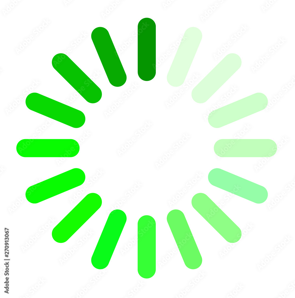 loading sign icon, vector symbol of download and upload and waiting, green color, recycling loading sign icon, vector symbol of download and upload and waiting, green color, recycling