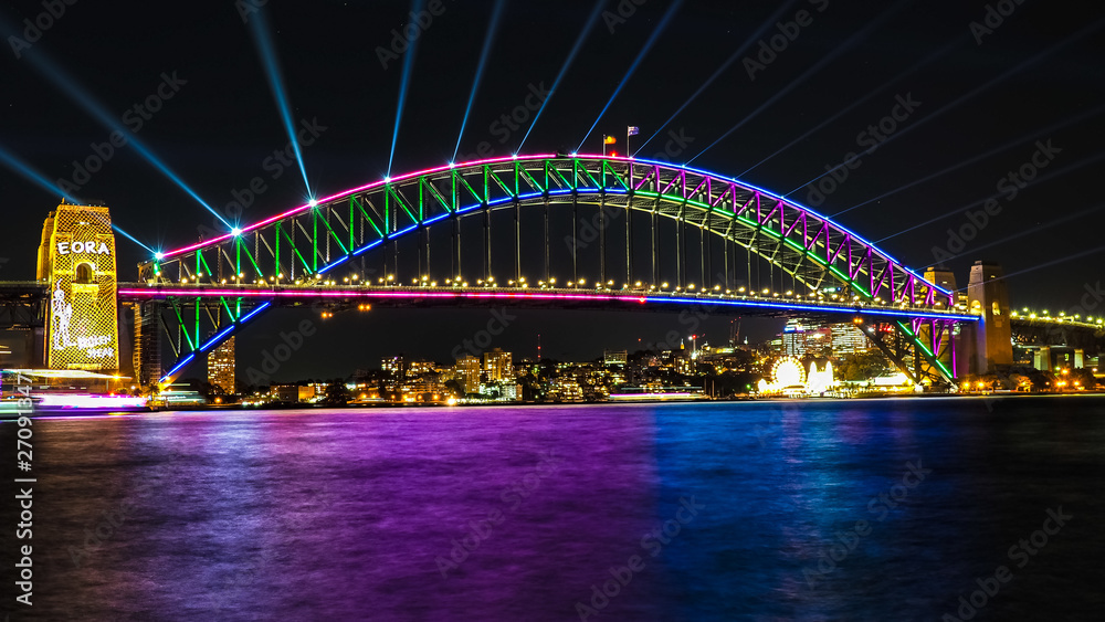Naklejka premium Sydney Bridge/Sydney Harbour