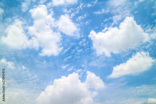 blue sky with cloud