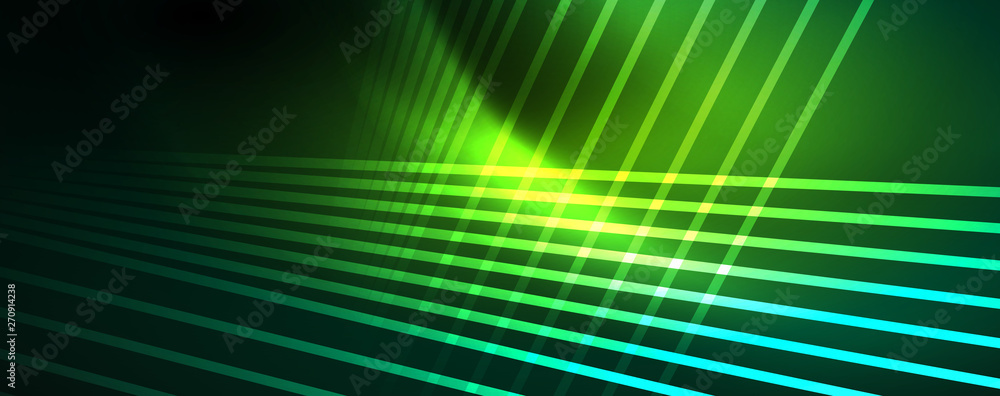 Vector neon light lines concept, abstract background Vector neon light lines concept, abstract background