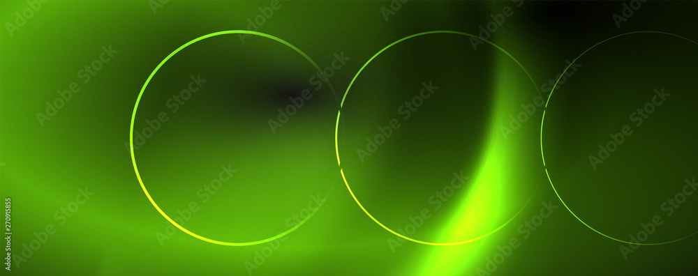Dark abstract background with bright color neon lights and lines. Glowing background Dark abstract background with bright color neon lights and lines. Glowing background