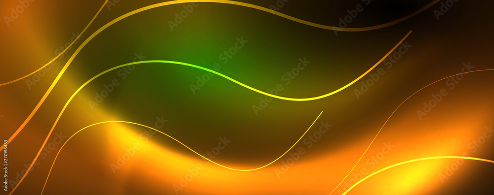 Shiny neon lines template - northern lights glowing blur lines. Futuristic style glow neon 80s disco club or night party techno template Shiny neon lines template - northern lights glowing blur lines. Futuristic style glow neon 80s disco club or night party techno template
