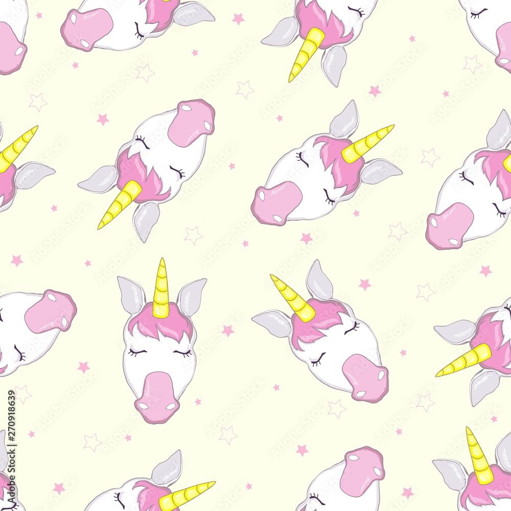cute unicorn vector pattern cute unicorn vector pattern