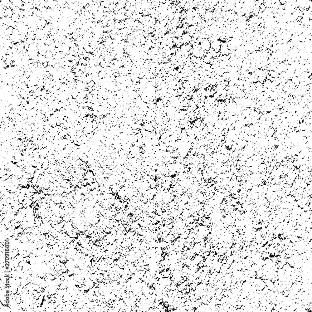 Distressed Black and White Grunge Seamless Texture. Dirty Weathered